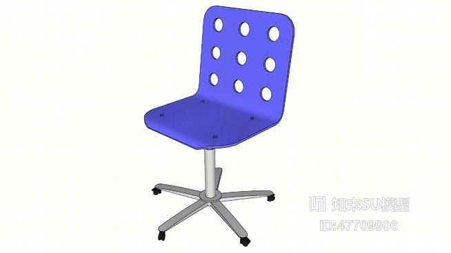 办公椅SU模型下载【ID:47709906】