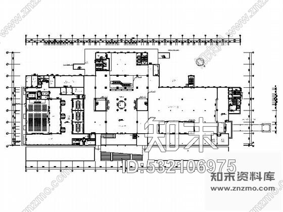 施工图重庆某国际园林博览会展馆室内装饰装修图含实景cad施工图下载【ID:532106975】