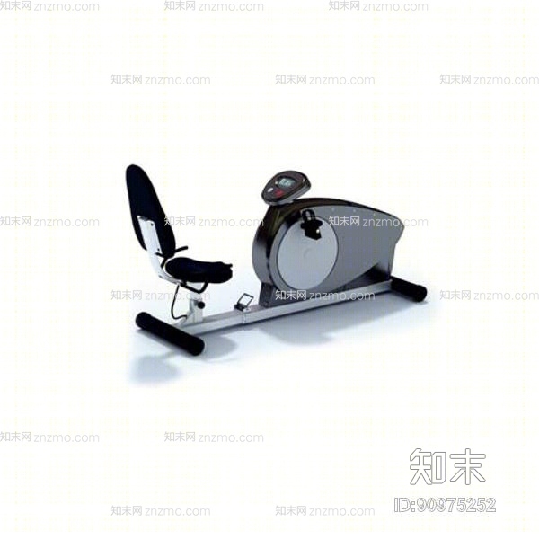 黑色金属健身器材3D模型下载【ID:90975252】