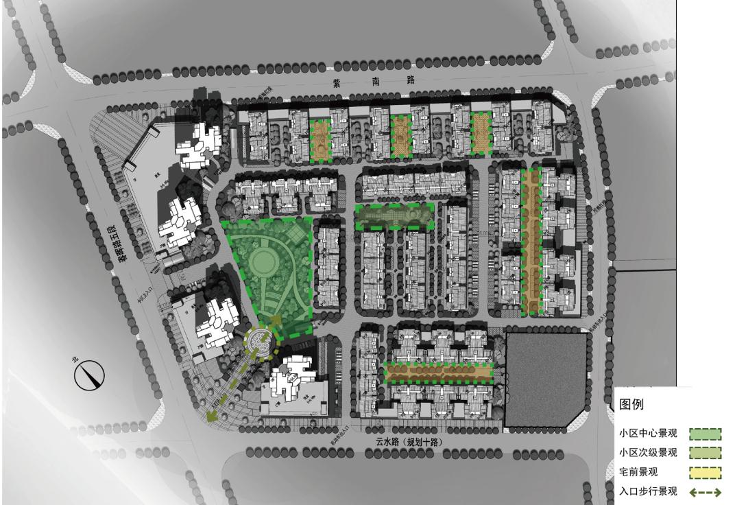 [四川]高层现代风格棚户区改造修建性详细规划文本cad施工图下载【ID:164870107】