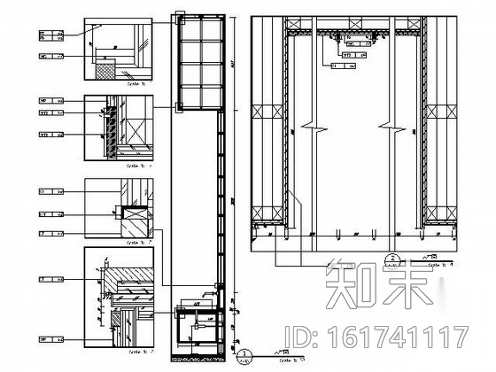 [成都]700平米现代售楼处施工图cad施工图下载【ID:161741117】