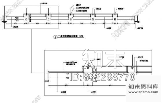 图块/节点天花大样cad施工图下载【ID:832288770】