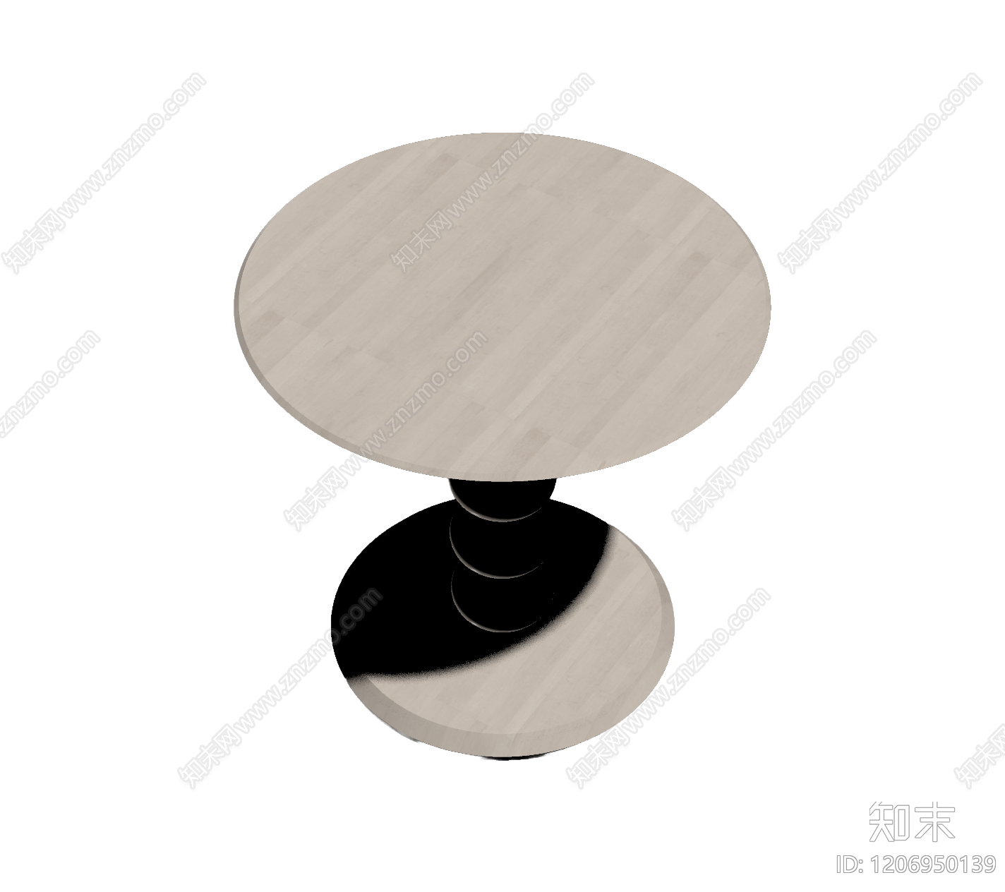 圆形叠石桌3D模型下载【ID:1206950139】