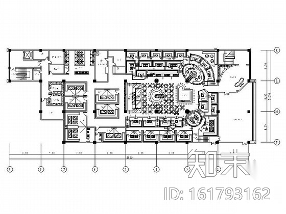 [石家庄]环境氛围极好的酒吧室内设计CAD施工图（含效...施工图下载【ID:161793162】