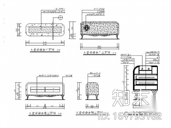 [石家庄]环境氛围极好的酒吧室内设计CAD施工图（含效...施工图下载【ID:161793162】