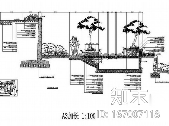 某国际社区样板区B125栋环境景观设计施工图施工图下载【ID:167007118】