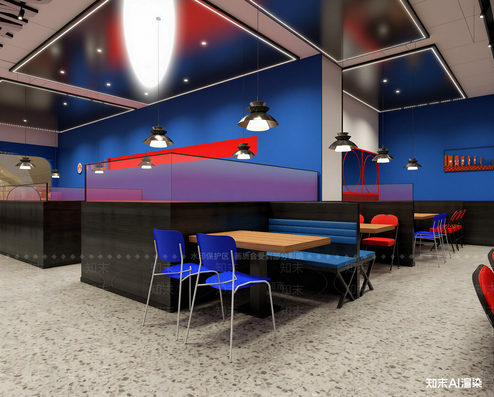 现代快餐店3D模型下载【ID:1213973570】