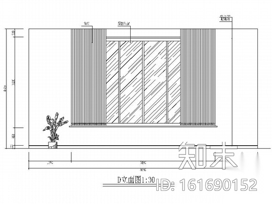 [山东]某知名家具展厅室内装修施工图施工图下载【ID:161690152】