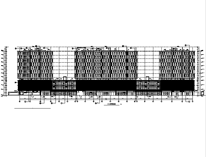 [北京]高层框架剪力墙结构商业办公楼施工图（龙湖全专...cad施工图下载【ID:165941136】