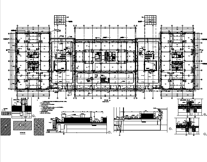 [北京]高层框架剪力墙结构商业办公楼施工图（龙湖全专...cad施工图下载【ID:165941136】