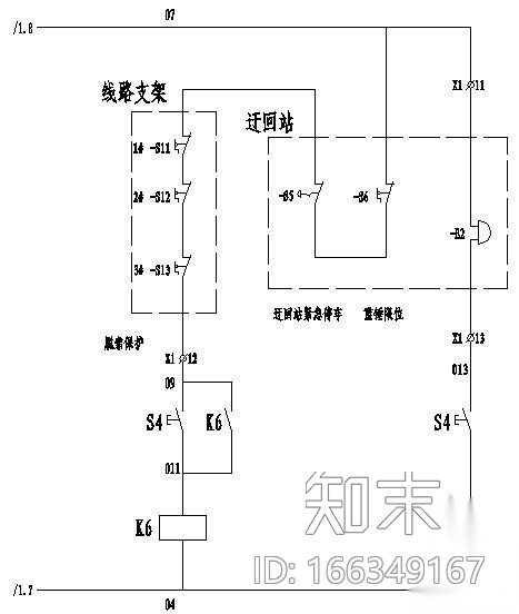 电机正反转与星三角启动控制原理图cad施工图下载【ID:166349167】