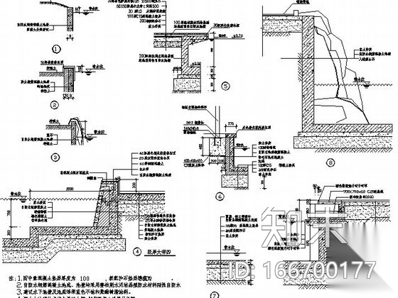 [广东]超大型主题购物公园南加州北区景观设计施工图cad施工图下载【ID:166700177】