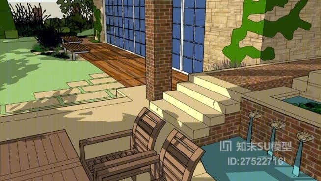 花园SU模型下载【ID:618161827】