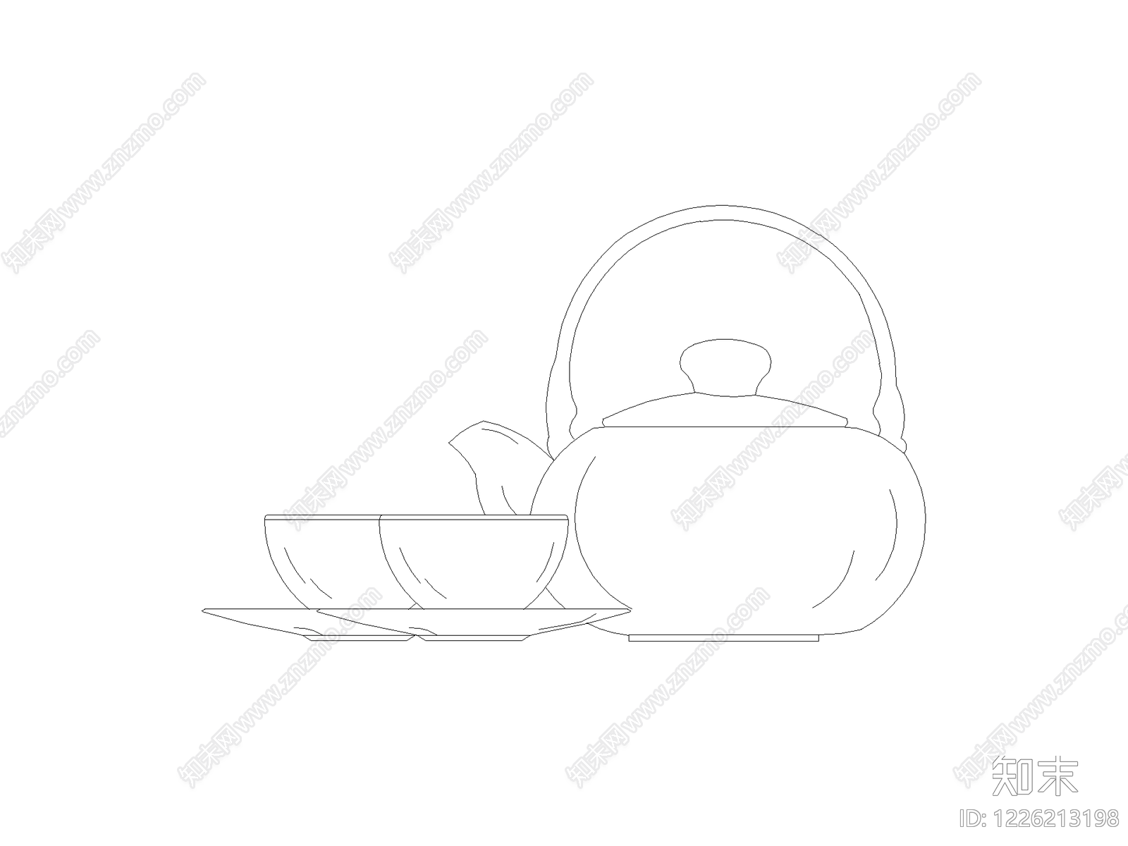 摆件cad施工图下载【ID:1226213198】