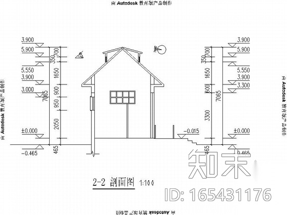 [青岛]小型现代公厕建筑施工图施工图下载【ID:165431176】