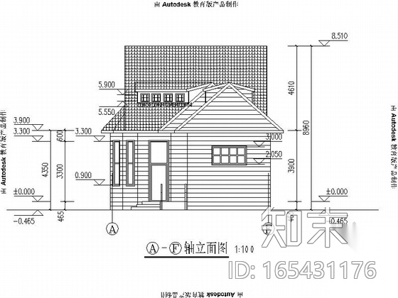 [青岛]小型现代公厕建筑施工图施工图下载【ID:165431176】