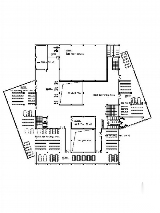 盒子型图书馆及实验楼建筑方案图cad施工图下载【ID:164865118】