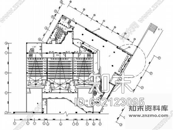 施工图某电影院公共区域及卫生间室内装修施工图含效果cad施工图下载【ID:632123095】