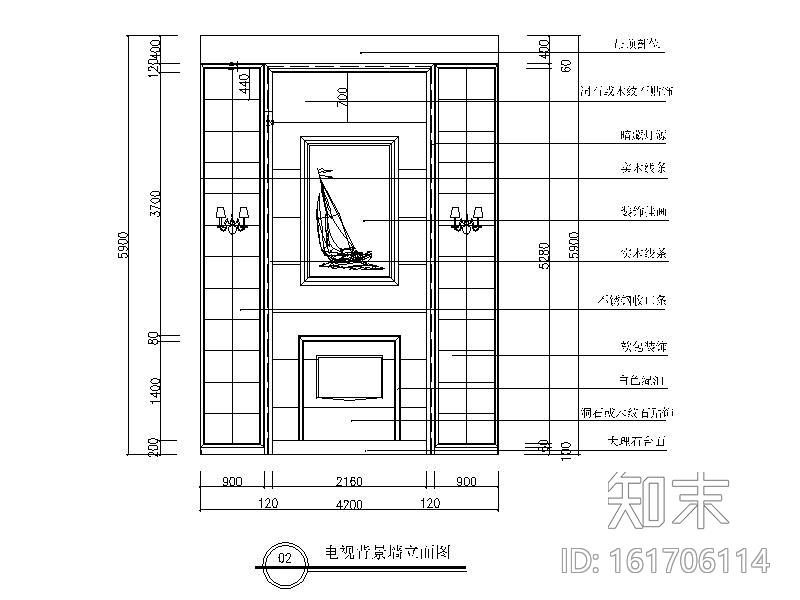 欧式风格独栋别墅设计整套CAD施工图（含效果图）施工图下载【ID:161706114】