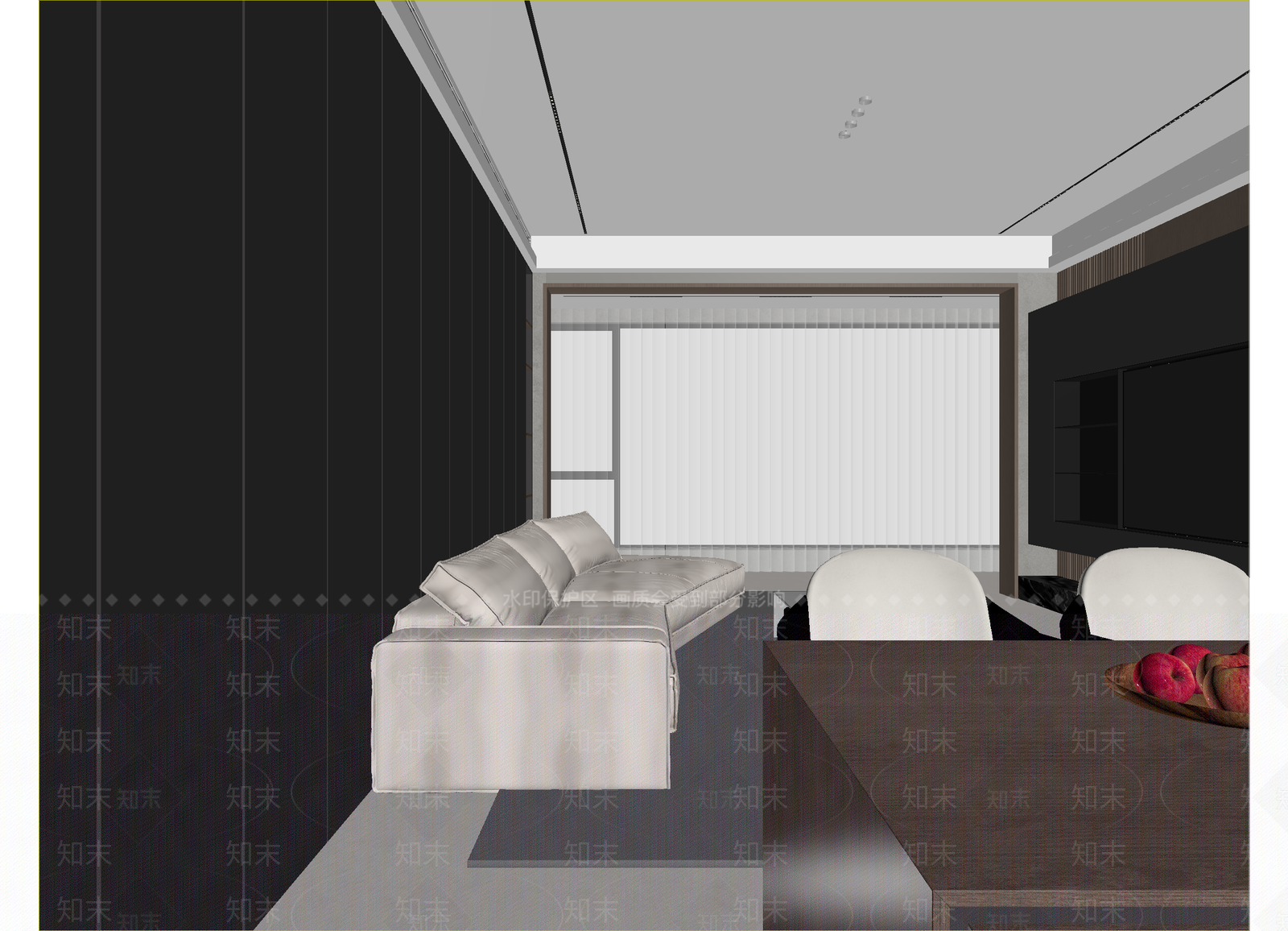 现代客餐厅3D模型下载【ID:1215086146】