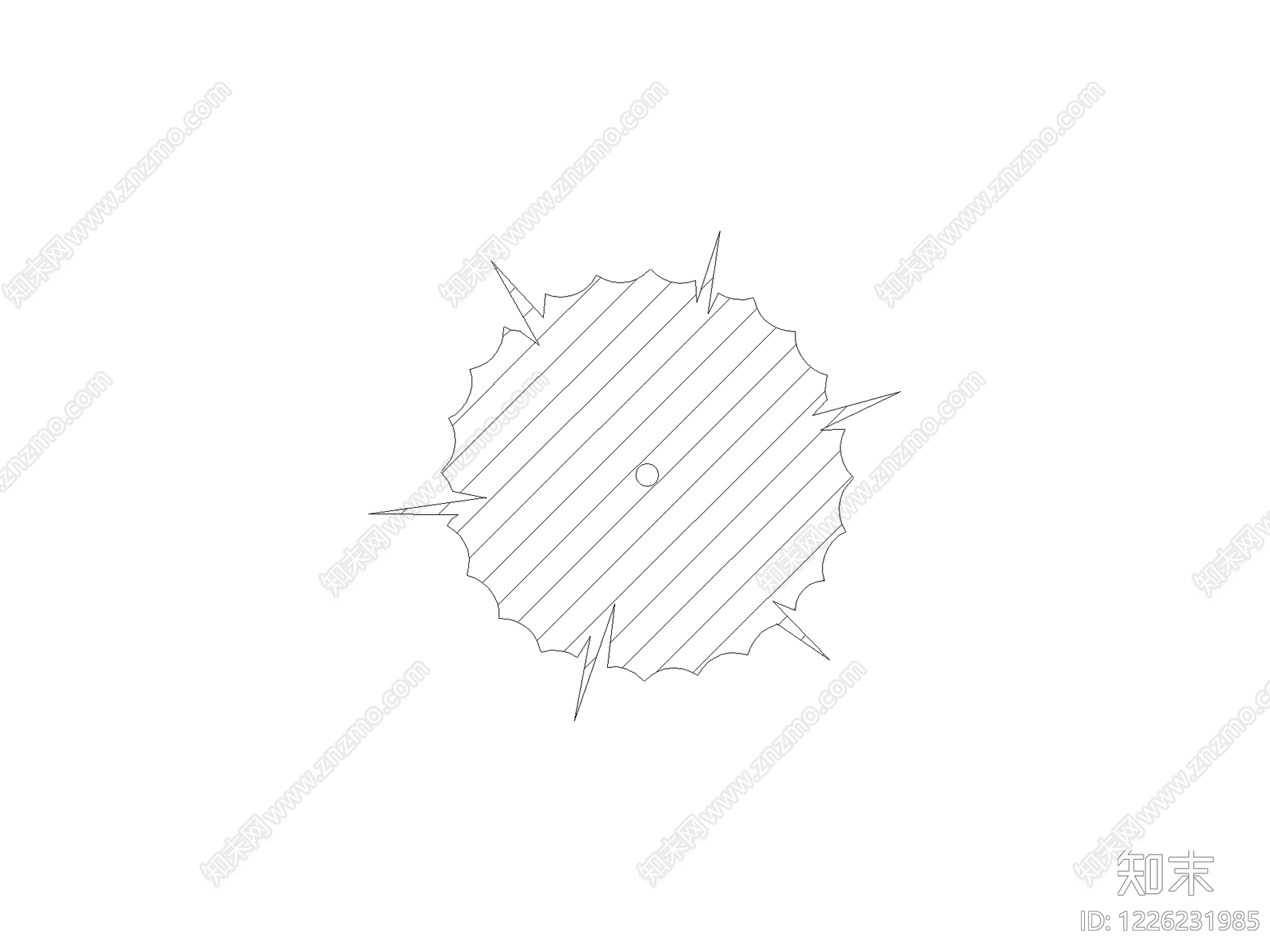 现代填充图案CAD图纸