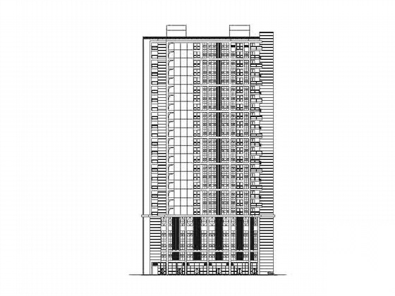 [成都]某居住区商住楼建筑、结构施工图cad施工图下载【ID:167024107】