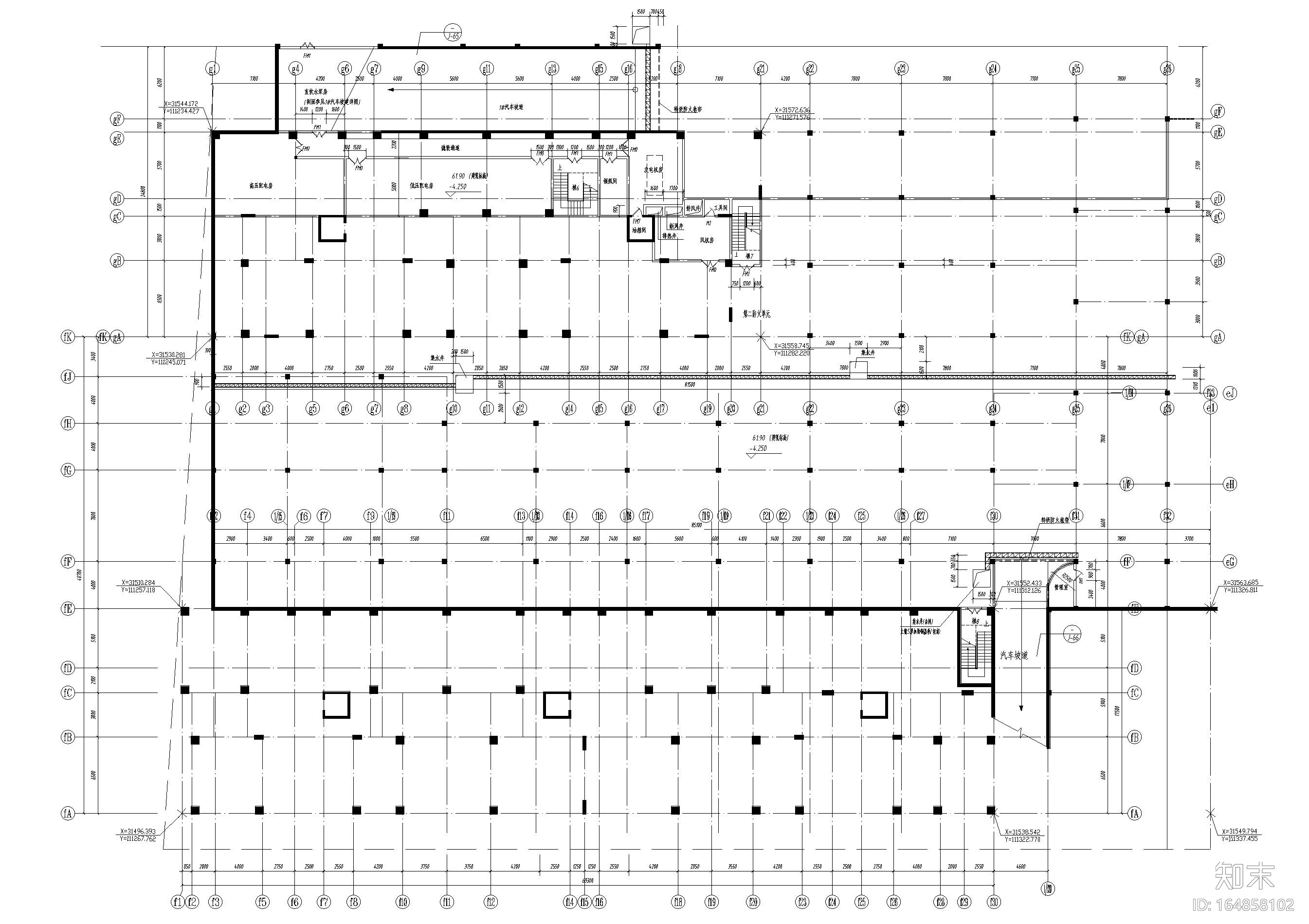 南方某十二层高层住宅小区建筑施工图cad施工图下载【ID:164858102】