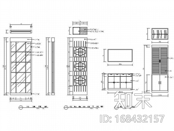 某川菜馆室内设计方案cad施工图下载【ID:168432157】