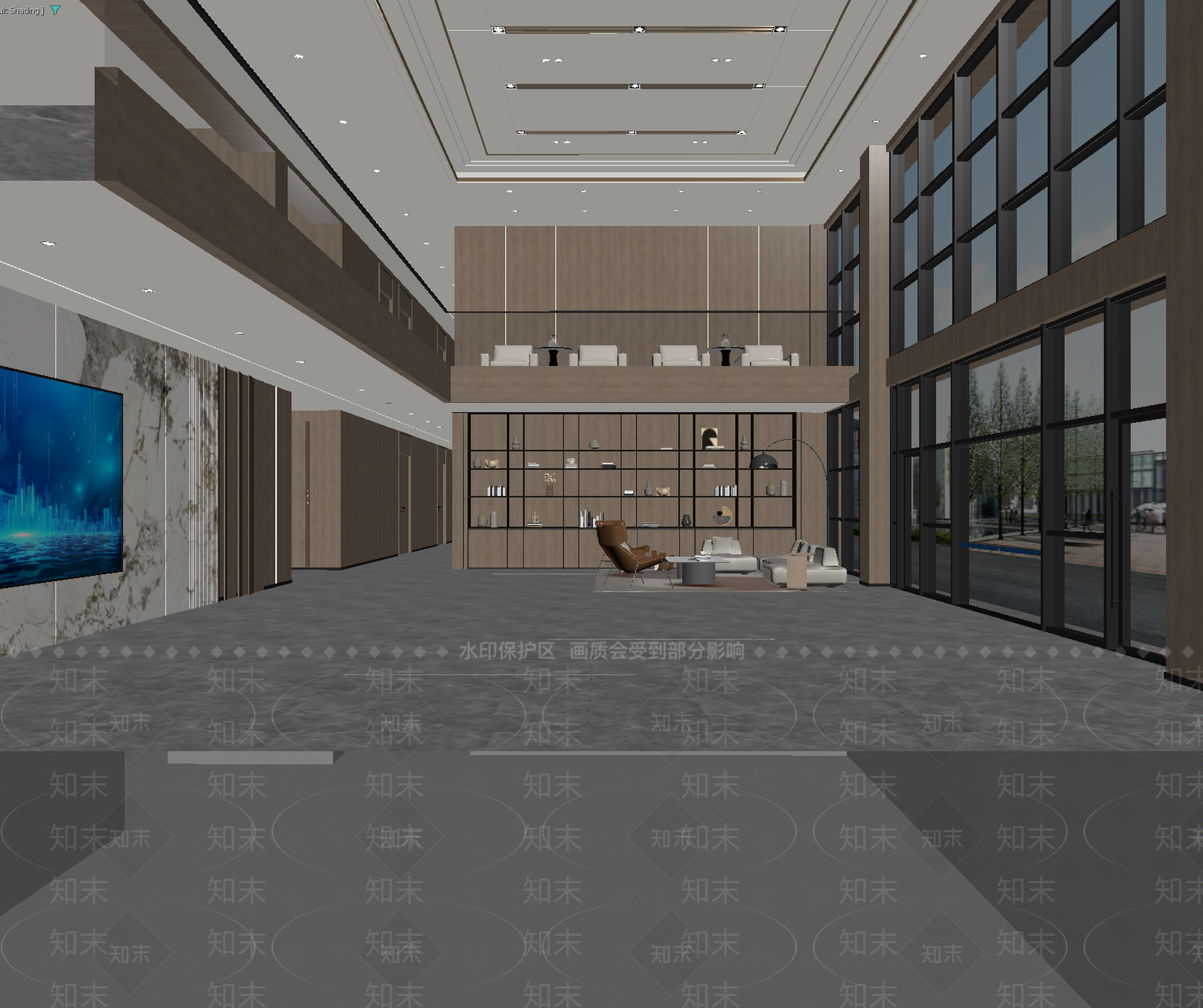 现代售楼处3D模型下载【ID:1215006456】