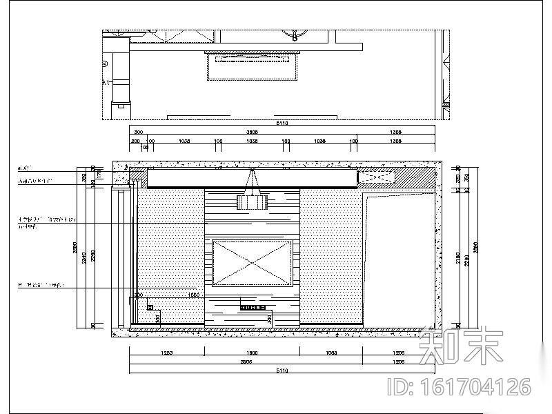 [武汉]新作！简约美式两居室设计施工图（含实景图）cad施工图下载【ID:161704126】