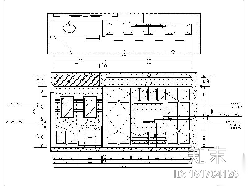 [武汉]新作！简约美式两居室设计施工图（含实景图）cad施工图下载【ID:161704126】