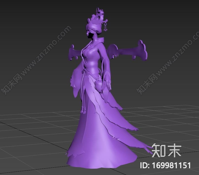 change_广寒仙子嫦娥3d打印模型下载【ID:169981151】