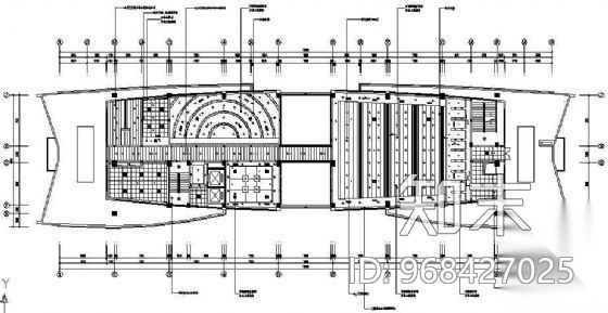 某局办公楼CAD装修图cad施工图下载【ID:968427025】