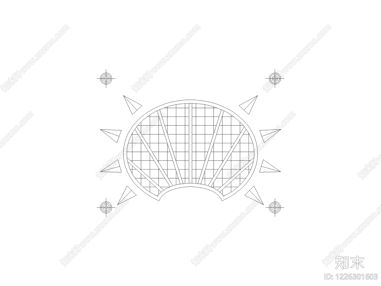 天窗系统CAD图纸