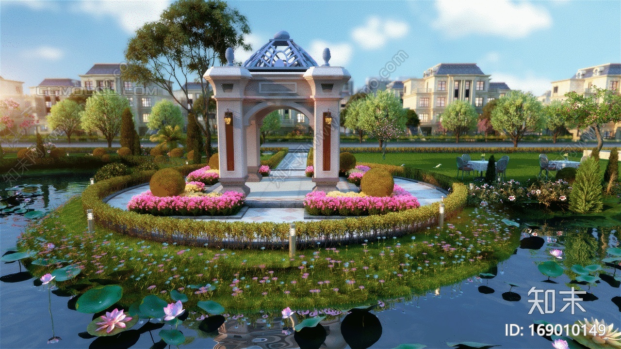 公园CG模型下载【ID:169010149】