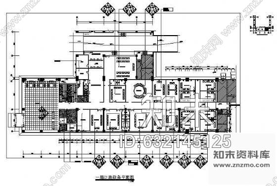 施工图某机场VIP区装修布置图施工图下载【ID:632145125】