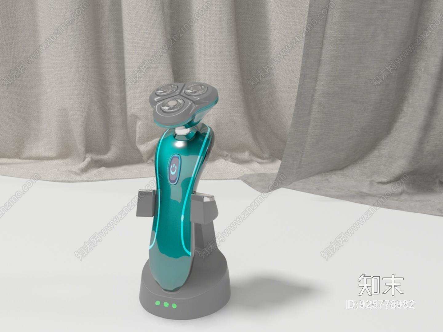 现代电动剃须刀3D模型下载【ID:925778982】
