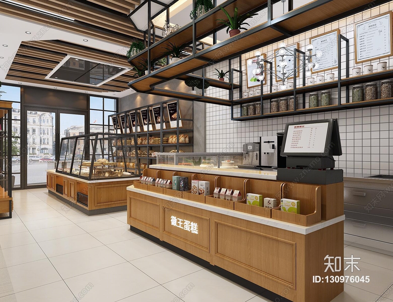 工业风蛋糕店3D模型下载【ID:130976045】