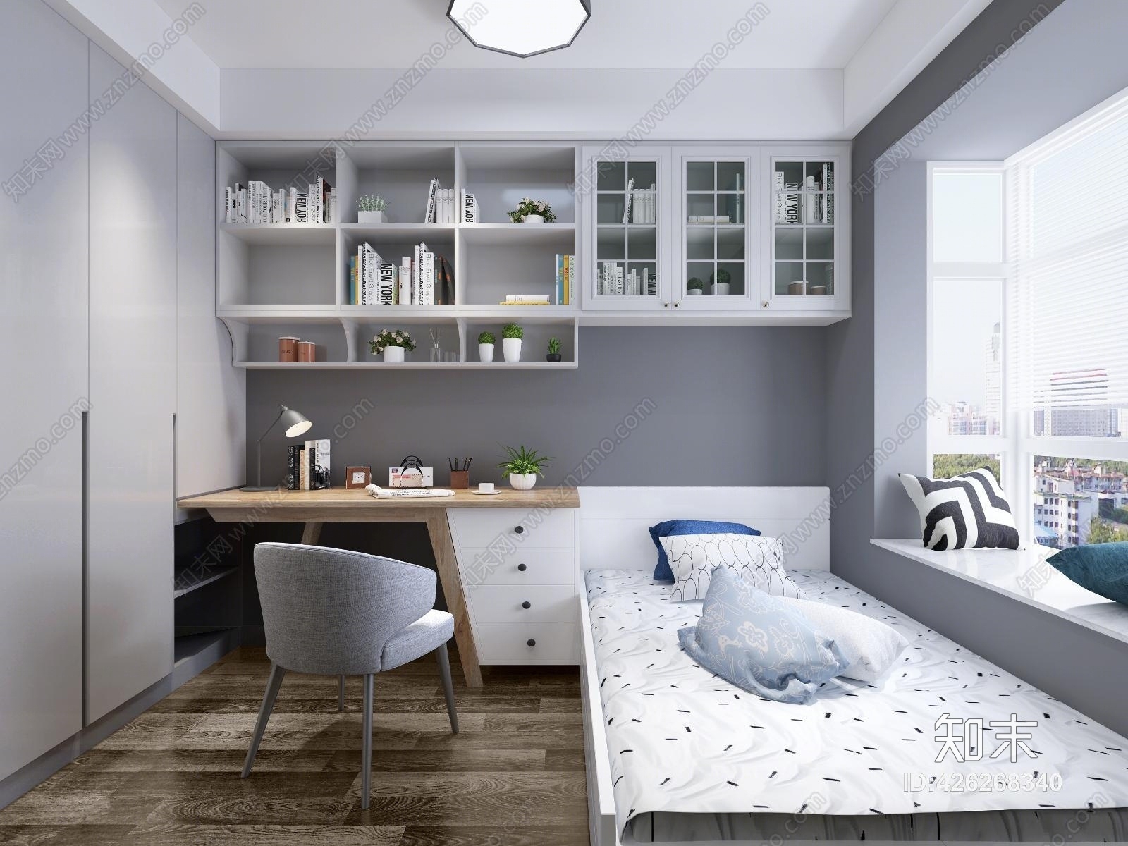 现代儿童房间3D模型下载【ID:426268340】