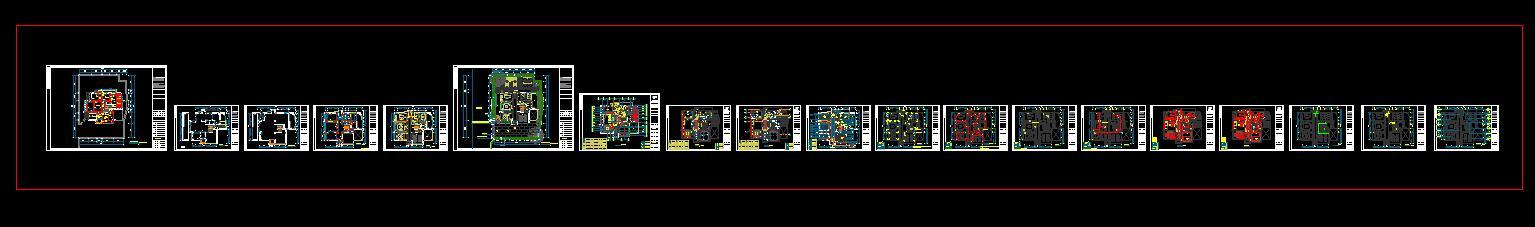 奢华欧式别墅豪宅施工图（含高清效果图）cad施工图下载【ID:531191432】