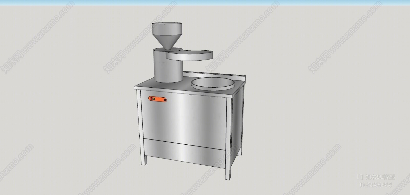 商用不锈钢豆浆机SU模型下载【ID:825852328】