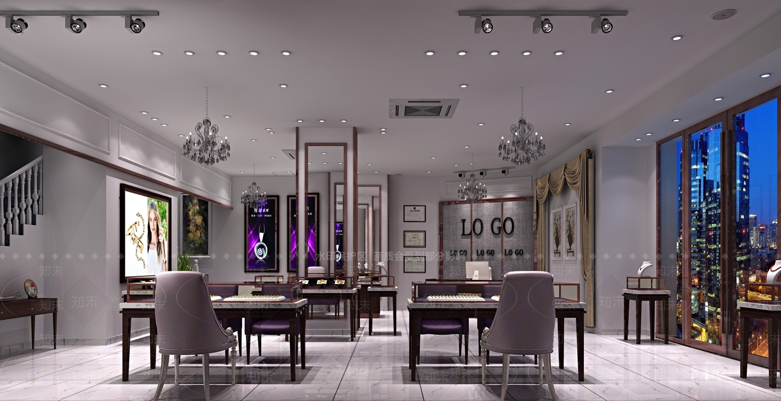 现代珠宝店3D模型下载【ID:533267835】