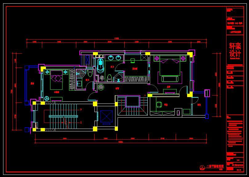 现代法式大宅样板间CAD施工图+实照图+材料表cad施工图下载【ID:531192498】