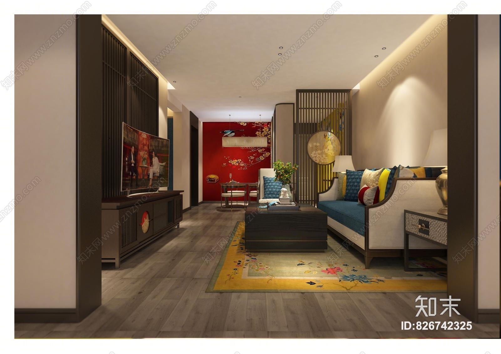 古典中式3D模型下载【ID:826742325】