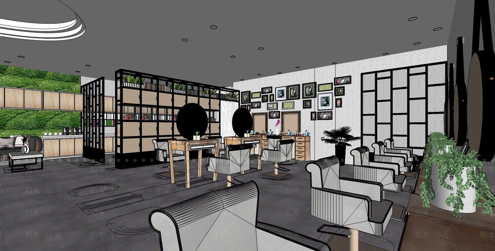 现代理发店SU模型下载【ID:533415030】