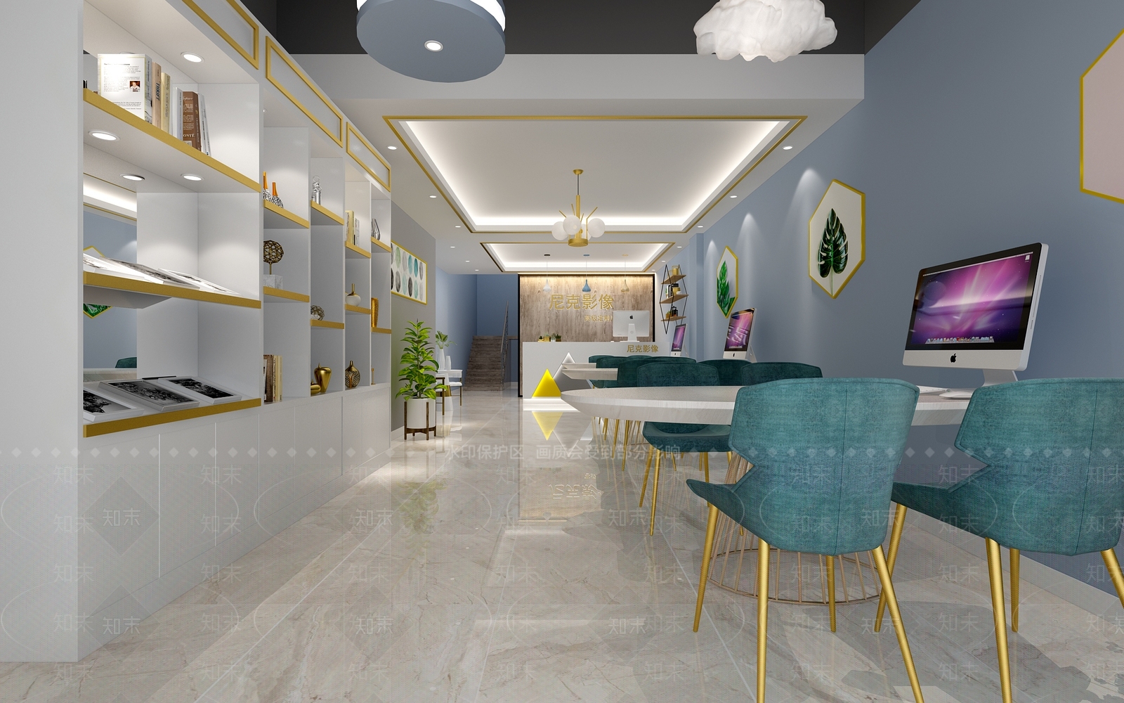 现代儿童摄影店3D模型下载【ID:733460355】