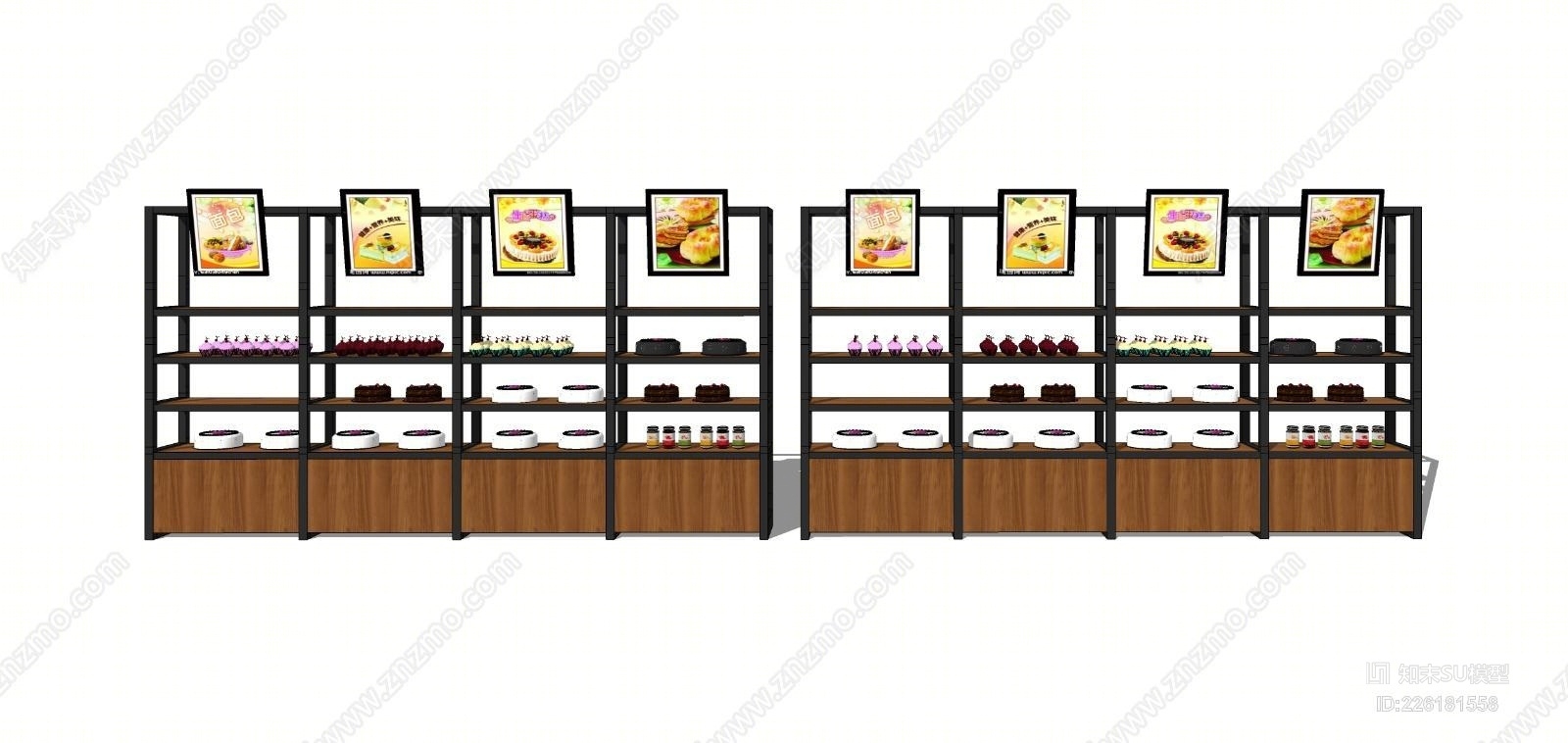 展示架SU模型下载【ID:226181558】
