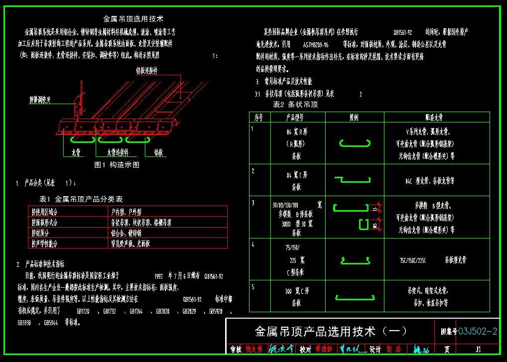 金属铝板吊顶CAD图库施工图下载【ID:230492884】