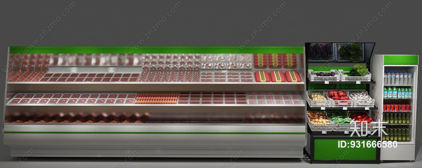现代置物架3D模型下载【ID:931666580】