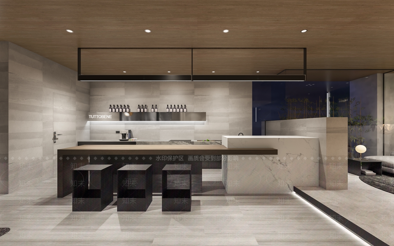 现代陶瓷展厅3D模型下载【ID:533500461】